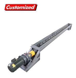 China High Efficiency Skid Steer Grain Screw Auger Conveyor With Transmission System factory