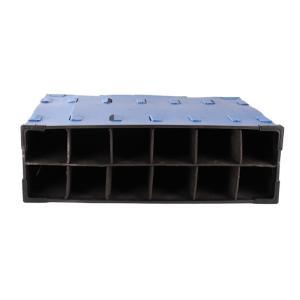 China Plastic Dividers Box Corrugated Carton Hollow Anti Static Partition Bin factory