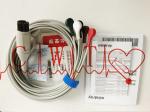 6 Pin 5 / Lead Ecg Lead Wires , EA6151B Button Type Defibrillator Accessories