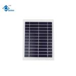 6V High Efficient Glass Solar Panel 5W Outdoor Solar Photovoltaic Panel Charger
