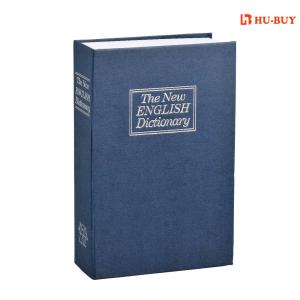 China Portable Lockable Money Box , Durable Book Design Metal Cash Box factory