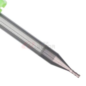 China 0.039 1mm Variable Helix Carbide End Mill For Aluminum HRC60 4 Flute CNC on sale