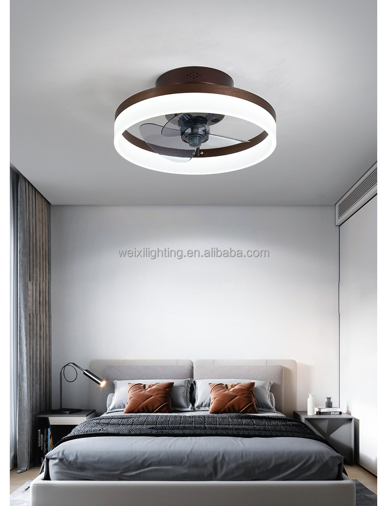 Factory Direct Selling Ceiling Fan Lamp Simple Bedroom Ceiling Fan Lamp Restaurant Fan With Lamps