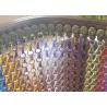 Buy cheap Aluminium Metal Chain Link Curtains With Bended Track And Different Colors from wholesalers
