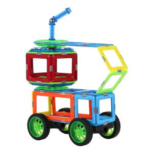China Wholesale Magnetic Tiles Vehicles Car Construction Toy For Children CPC Certified factory