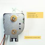 DC24V 28.8W 38.4W Rotary Solenoid For Currency Sorter