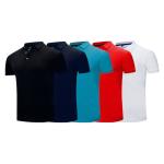 Bulk Sports Black Custom Work Polo Shirts Casual Loose Cut Promotional