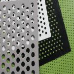 Metal Rectangular Hole Shape Aluminum Perforated Sheet 12FT Length 5052 H24