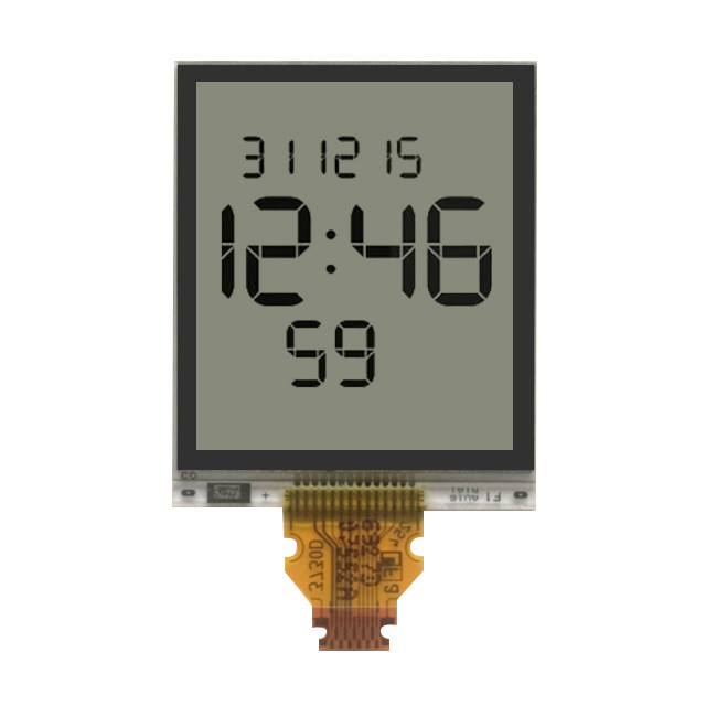 Rectangle SPI Interface Mono Lcd Display , Transflective Lcd Module 144x168 1