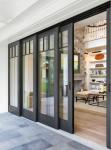 Mesh 1/4" Tempered Glass Interior Sliding Barn Doors