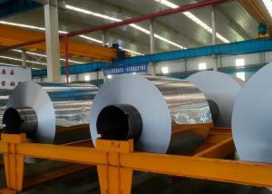 China 6061-0 5182 8011 Food Aluminum Foil Coil Paper 11 12 30 35 38 Micron Jumbo Roll factory