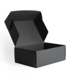 Luxury Cardboard Boxes Black Corrugated Shipping Boxes Packing For Small