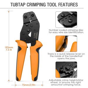 ISO Alloy Pin Wire Crimper Set Practical Multipurpose Jaw Design