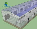 Strong Prefabricated Industrial Shed , Prefab Steel Frame Commercial Building