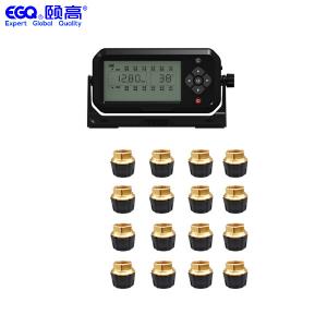 China LCD Display Waterproof Sixteen Tires Truck OTR TPMS factory