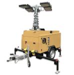 China Portable Diesel Driven 9m Hydraulic Lighting Tower 4*500W LED Kubota