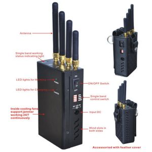 1.2G 2.4G Wireless Spy Camera Audio Bug WIFI Bluetooth Signal Jammer Blocker
