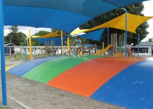 China Park Or Stadium Inflatable Jump Pad Anti - Mildew And Cold Crack Resistant factory