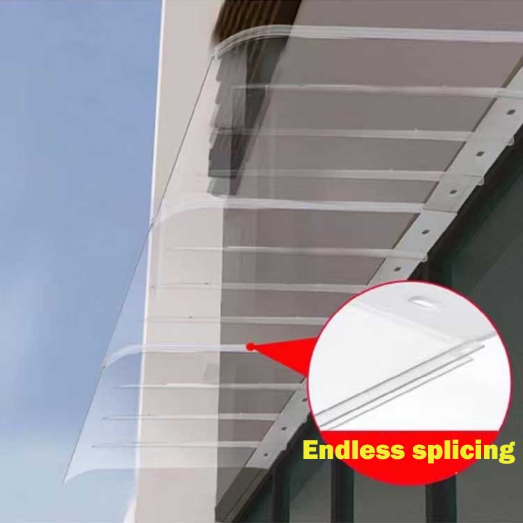 Clear Plastic PC Awning Canopy Polycarbonate Air Conditioner Awning