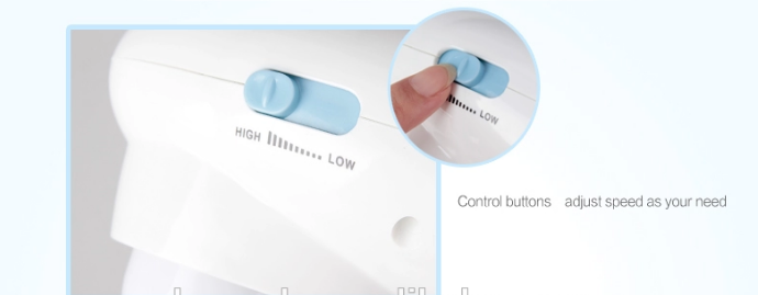 Split Structure Vibrating Electric Personal Massager Push Button Speed Adjustment