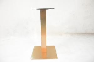 China Banquet Hall Metal Furniture Legs Heavy Duty Table Legs Brush / Mirror Finish factory