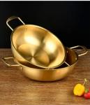Unbreakable noodle soup bowl Double Wall Stainless Steel Bowls Pasta Serving