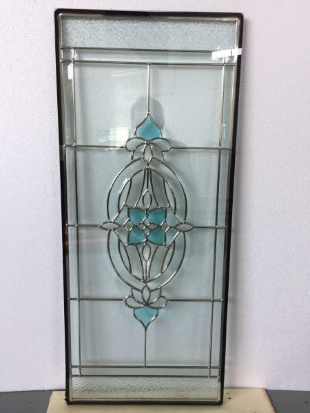 Decorative Flower Diamond Leaded Double Triple Glazed Units Glass For Windows