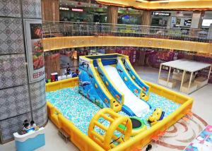 China Multifunctional Inflatable Play Park With 20000pcs Ocean Ball Customized Color factory