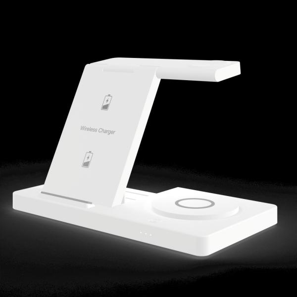 Foldable Wireless Charging Station for Smartphones Earbuds Watches 3W Watch