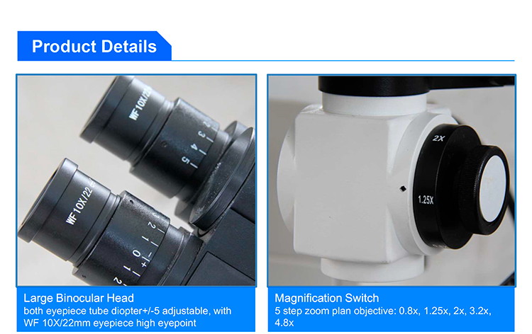 OPTO-EDU 3.2x - 192x Binocular Forensic Comparison Microscope with LED Illumination for Student and School Applications