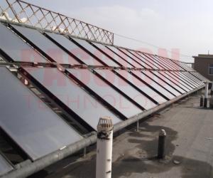 China 7000L High Pressure Flat Plate Solar Collector Flat Collector Solar Water Heater factory