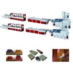 JWELL Indoor Outdoor Floor Board Making Machine PE WPC PVC Profile Extrusion
