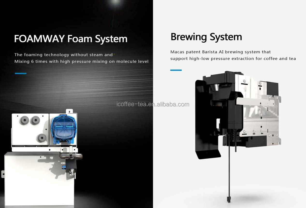 OEM Commercial Coffee Vending Machine Electrostatic Ice Coffee Vending Machine