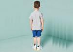 100% Organic Cotton Blank Print T Shirt Kids Clothes , Girls And Boys Summer