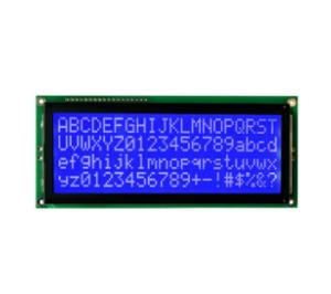 China 5V Powered STN Character LCM Module With Yellow Green LED Back Light factory