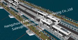 China Convenient Mobile Floating Bridge 2 Hours Installation Time 15 Years Service Life factory