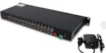 Chassis Full HD 16 Channel 3G-SDI Fiber Converter with rs485 Single Mode FC