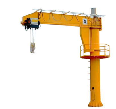 Precise Positioning Cantilever Crane with Remote Control and 270 Degree Rotation Angle