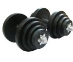 custom rubber coated iron sand dumbbell weight plate for sale