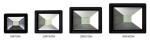 IP65 10w 700lm Stadium Waterproof Led Flood Lights With Tempered Glass , Black