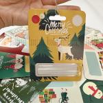 Assorted Christmas Party Cash Holder Gift, Funny Money Cards Wooden Money Card