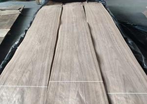 China Thickness 0.45mm Flat Cut Walnut Wood Veneer Sheet For Plywood factory