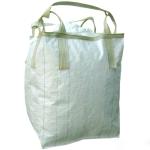 1 Ton Flat Bottom FIBC Bulk Bags / PP Tubular Big Bag With Stevedore Loops