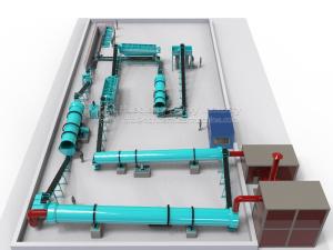 China Low Dust Low Power Consumption NPK Fertilizer Production Line factory