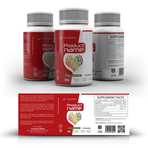 China Supplement PVC Private Printable vial Bottle Labels factory