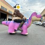 Amusement Park Animatronic Electric Dinosaur Ride for Shopping Mall