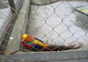 China 200x200mm Zoo Wire Mesh Animal Enclosure SS316 3.0mm factory