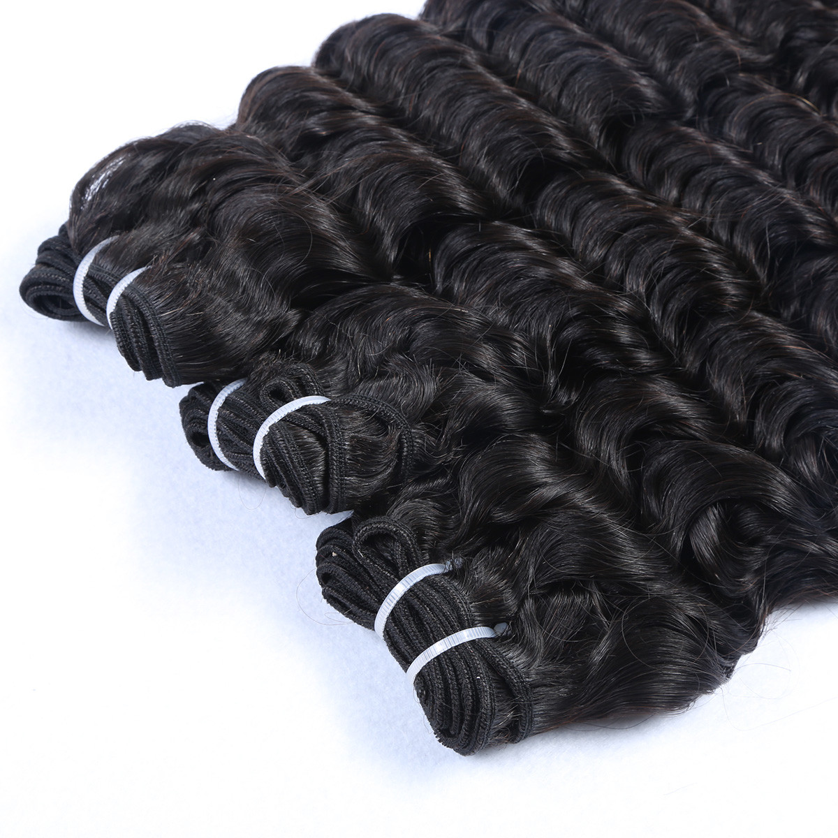 8"~36" 8A Grade Unprocessed Brazilian Deep Wave Hair Weave Brazilian Human Hair