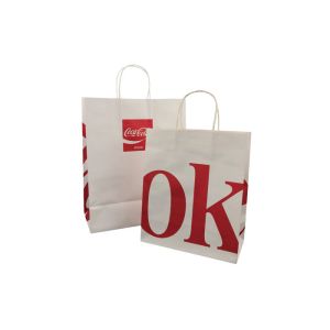 China Unique Sustainable Personalised Paper Bags / Custom Printed Grocery Bags on sale