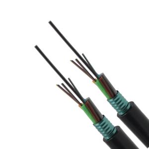 China 24 Core Optical Fibre Underground Cable GYTS G652D Armoured Fiber Optical Cable factory